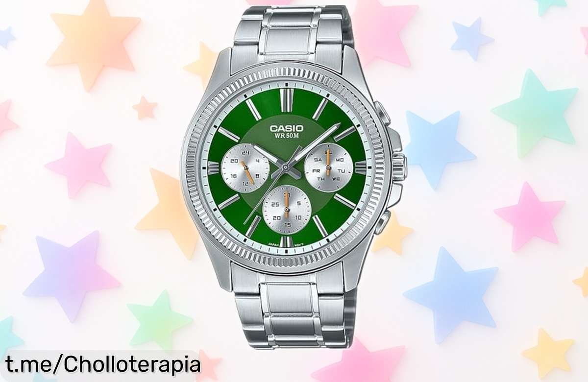 Reloj clásico Casio para hombre, resistente y con un precio regalado que no puedes dejar pasar: ¡Hazlo tuyo antes de que vuelen!
