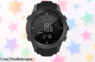 Reloj digital deportivo con podómetro y termómetro: ¡ofertón resistente e impermeable que ilumina tus entrenos y te mantiene en forma! No pierdas esta oportunidad única.
