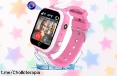Reloj inteligente 4G para niños con GPS y videollamadas, increíble oferta que no puedes dejar pasar ¡Haz felices a los peques mientras sabes dónde están!