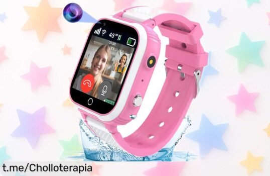 Reloj inteligente 4G para niños con GPS y videollamadas, increíble oferta que no puedes dejar pasar ¡Haz felices a los peques mientras sabes dónde están!