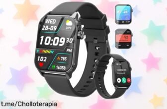 Reloj inteligente TRAUSI que lo tiene todo: pantalla enorme, 120 modos deportivos y chollo con batería de hasta 7 días. ¡Hazte ya con el tuyo antes de que se acaben!