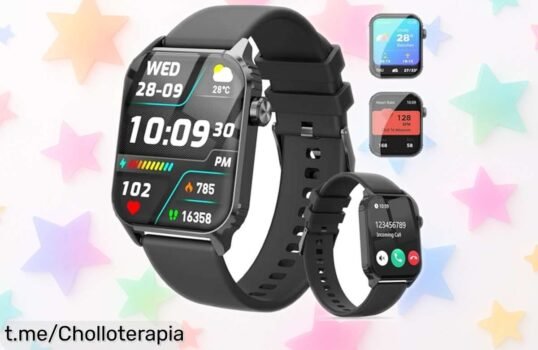 Reloj inteligente TRAUSI que lo tiene todo: pantalla enorme, 120 modos deportivos y chollo con batería de hasta 7 días. ¡Hazte ya con el tuyo antes de que se acaben!