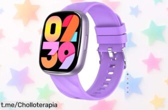 Reloj inteligente para peques PTHTECHUS: ¡Con 36 modos deportivos y llamadas! A un precio regalado, ideal para que disfruten mientras tú los tienes siempre controlados.