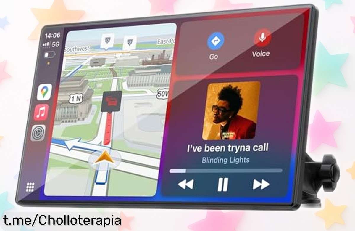 Renueva tu coche con la increíble pantalla táctil LAMTTO de 9 pulgadas: CarPlay, Android Auto y GPS inalámbricos en un chollo que no puedes dejar escapar. ¡Actúa ya!