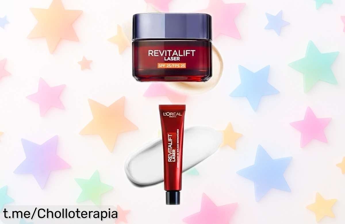 Revitalift Láser de L’Oréal Paris: Crema antiedad que deshincha y reduce arrugas en 15 min, ¡un ofertón que transforma tu mirada ahora mismo, no te quedes sin el tuyo!