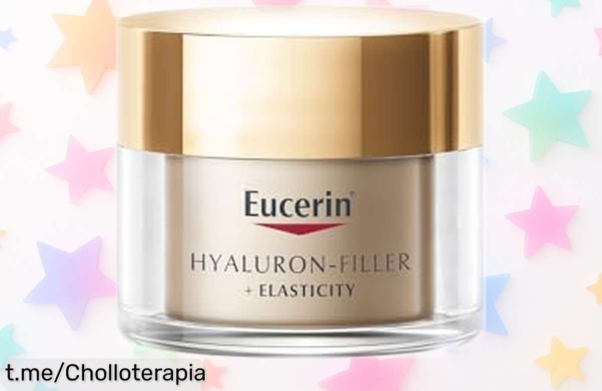 Revitaliza tu piel con la crema de noche Eucerin HyaluronFiller + Elasticity, un ofertón que rejuvenece mientras sueñas y arrastra esas arrugas ¡No te quedes sin ella!