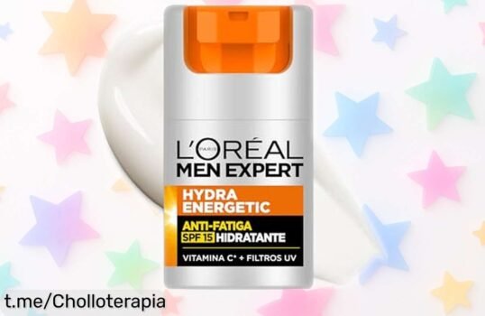 Revitaliza tu piel con la crema hidratante L’Oréal Paris Men Expert Hydra Energetic, ahora a un precio brutal para que brilles cada día. ¡No dejes pasar esta oportunidad!