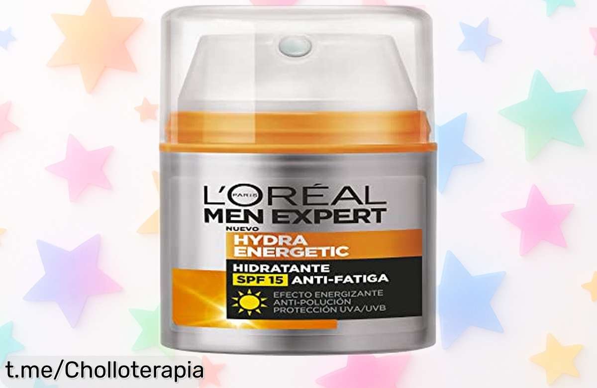 Revitaliza tu rostro con la crema hidratante L’Oréal Paris Men Expert Hydra Energetic, ¡oferta única que no puedes dejar pasar! Dale a tu piel el impulso que necesita ahora.