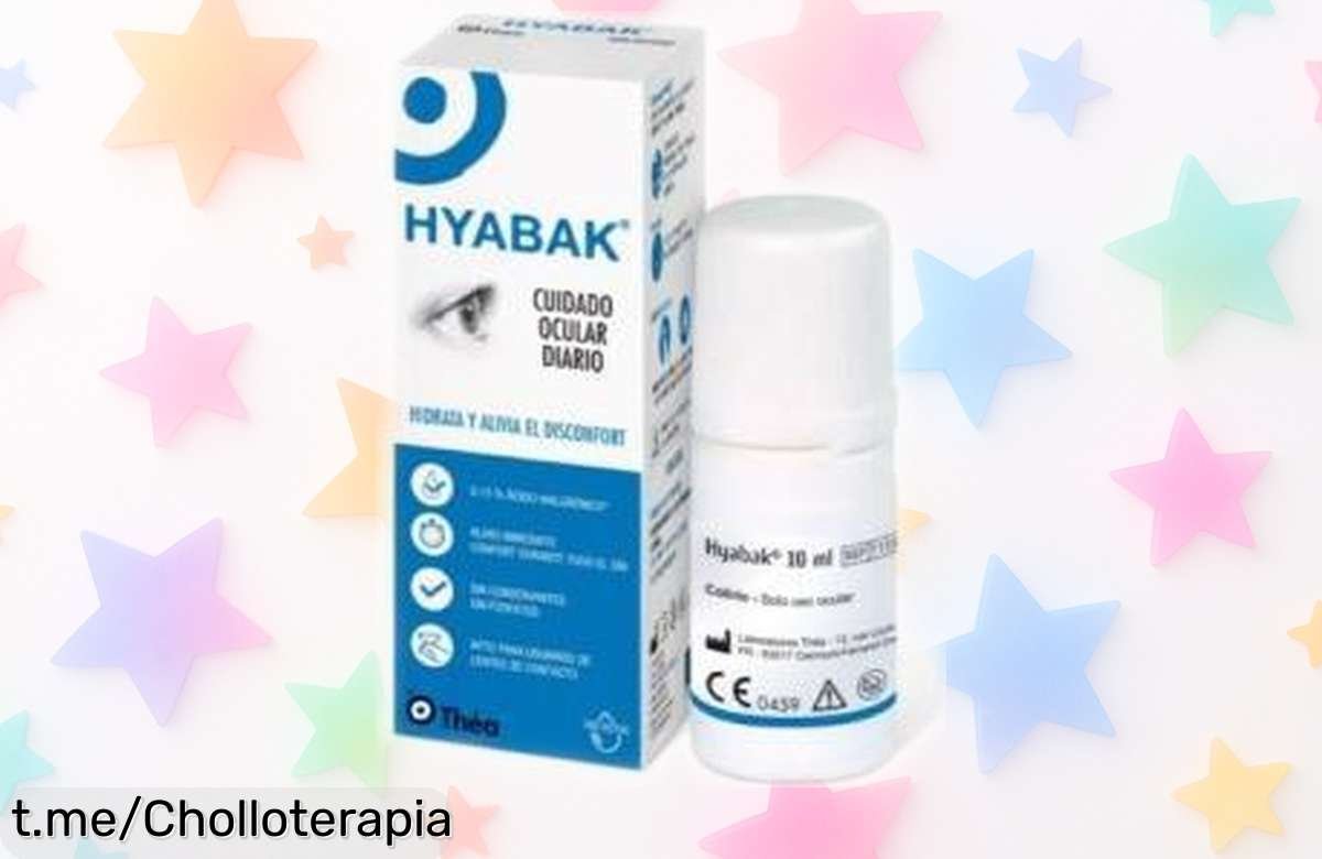 Revitaliza tus ojos con lágrimas artificiales Theahyabak 0.15% 10 ml, frescas y suaves como agua ¡super chollo que no querrás dejar pasar!
