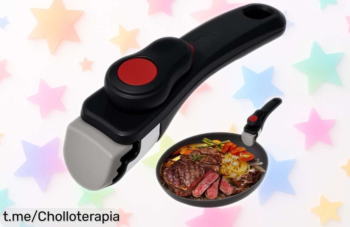 Revoluciona tu cocina con el mango extraíble universal Byfoyif al mejor precio de locura, muy fácil de poner y antideslizante ¡No te quedes sin el tuyo!