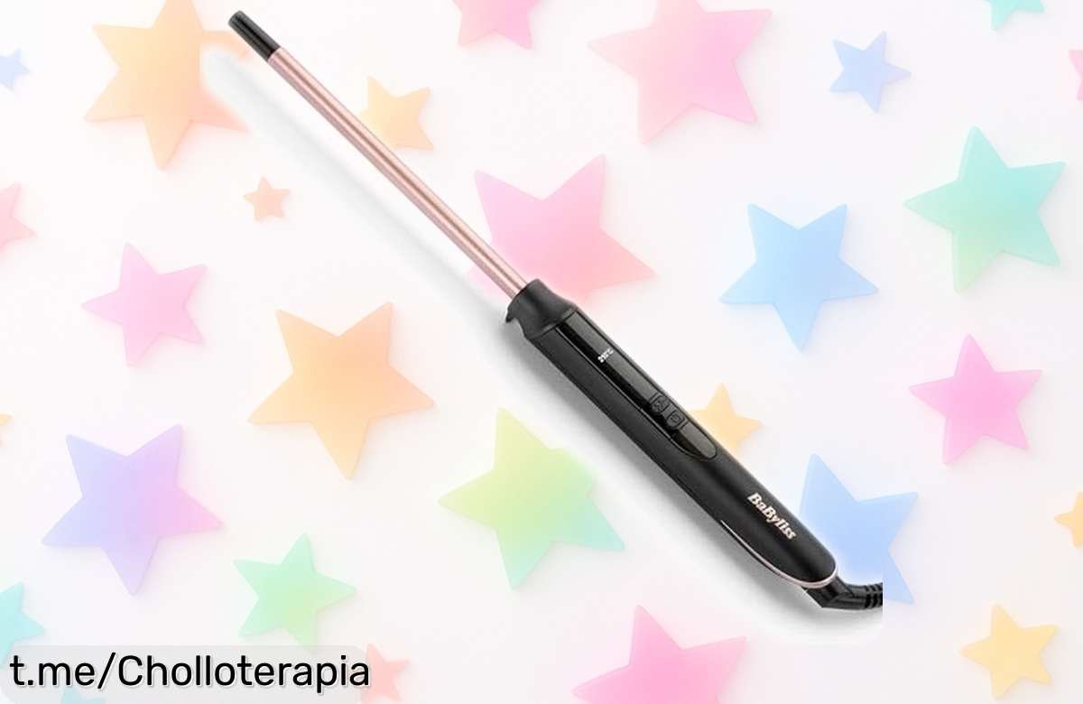 Rizador BaByliss de 10 mm y barril cerámico en oferta, crea rizos perfectos y duraderos sin complicaciones; aprovecha este chollazo antes que se acabe.