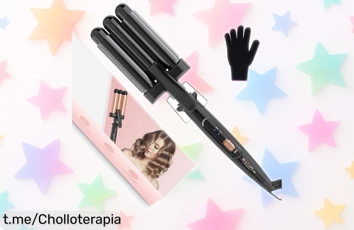 Rizador de pelo BESTOPE MIX: Crea ondas perfectas en un instante, ¡está a precio muy bajo! Dale brillo y estilo sin encrespamiento, no te lo pierdas y sorprende hoy mismo.