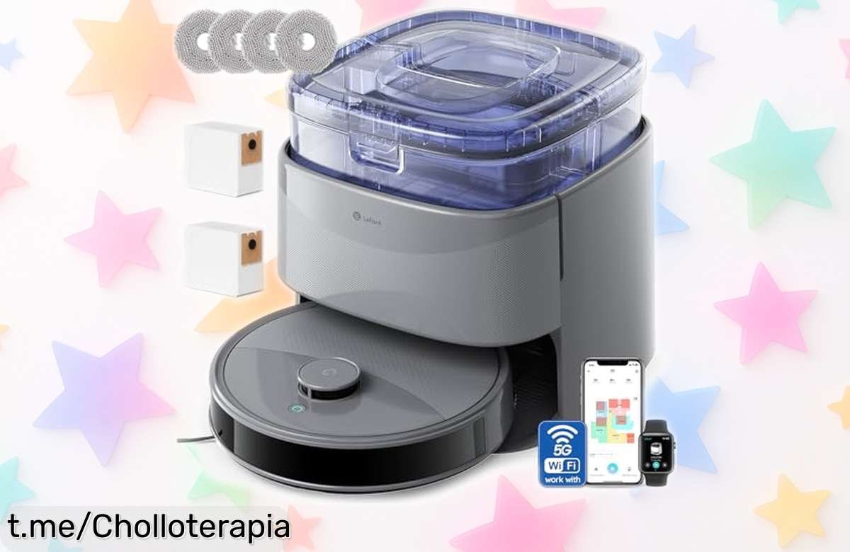 Robot aspirador y fregasuelos Lefant M3 que limpia solo como un campeón, ¡aprovéchate de este chollo increíble y transforma la limpieza en diversión ya!