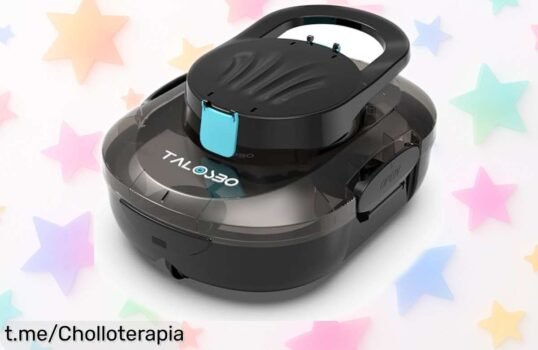 Robot limpiafondos TALOSBO S1PRO, el ofertón que hará brillar tu piscina: ¡limpieza continua por 2 horas y sin manchas! Aprovecha esta oportunidad única antes de que desaparezca.