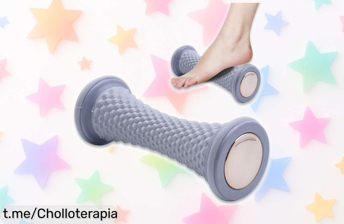 Rodillo para masaje de pies Vlecexs en pack de 2, alivia el dolor rápidamente y ahora lo tienes a un precio de ganga que no podrás dejar escapar. ¡Consíguelo ya!