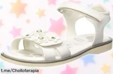 Sandalias Chicco para niña con cierre fácil: un ofertón que les encantará y hará que se sientan súper cómodas en cada aventura. ¡No dejes pasar esta oportunidad única!