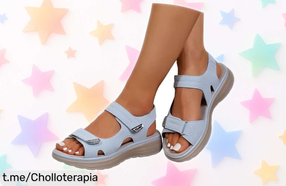 Sandalias de cuña súper chulas que van desde la naturaleza a la fiesta con un descuentazo, ¡aprovéchalas y luce perfecta en cualquier ocasión!