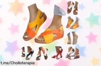 Sandalias de plataforma estilo romano que te harán brillar este verano, ¡aprovecha el ofertón que flipas y disfruta cada paso con ligereza y frescura!