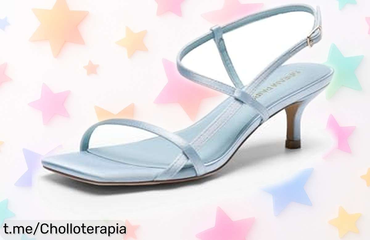 Sandalias de tacón bajo Dream Pairs con punta abierta: ¡potencia tu look en fiestas por un precio regalado, pero date prisa que esta oferta vuela!