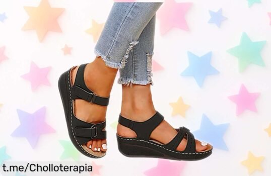 Sandalias deportivas con plataforma para mujer, precio de locos que no verás otra vez: deslízate al verano y disfruta cada paso a tope¡No te quedes sin las tuyas!