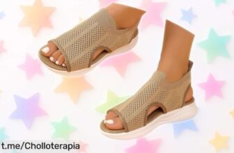Sandalias deportivas para mujer con tacón bajo a un precio loco, rebajadas de forma increíble; ¡camina fresco y ligero, no te las pierdas!