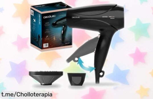Secador de pelo Cecotec Bamba IoniCare 5450: brillanteza y cero encrespado a un precio tiradísimo, ¡aprovecha esta oferta única y luce una melena espectacular!