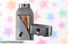 Secadora eléctrica portátil con temporizador programable a un precio rebajado que no querrás dejar escapar: ¡saca tu ropa seca y lista en minutos sin hacer ruido!