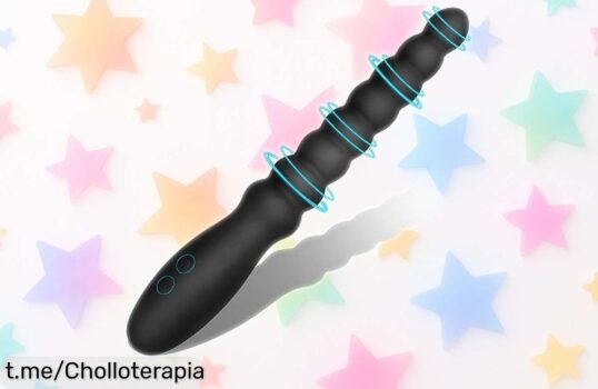 Sensacional vibrador de cuentas anales para parejas o solos, suave y potente; este precio es una locura que no querrás dejar pasar. ¡Haz tu vida más emocionante ahora!