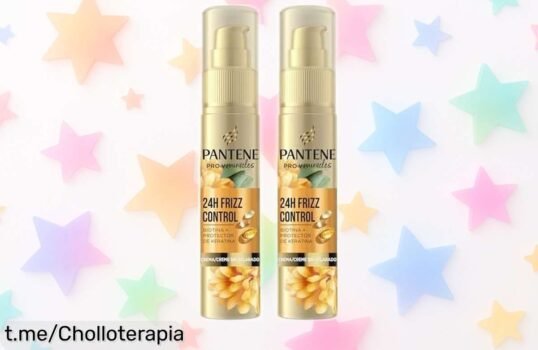 Sérum Pantene con biotina y keratina para domar tu pelo encrespado: ¡ofertón irresistible que no puedes dejar escapar!