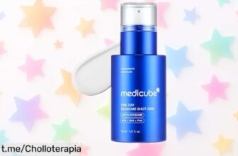 Sérum facial Medicube con exosomas y ácidos suaves: cuidado de poros al mejor precio, ¡hidrata como nunca para que brilles hoy mismo!