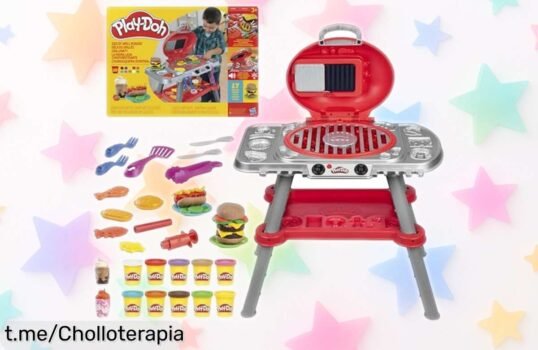 Set PlayDoh La parrillada chisporroteante con luces y sonidos, ¡diversión asegurada a un precio loco que no puedes dejar escapar!