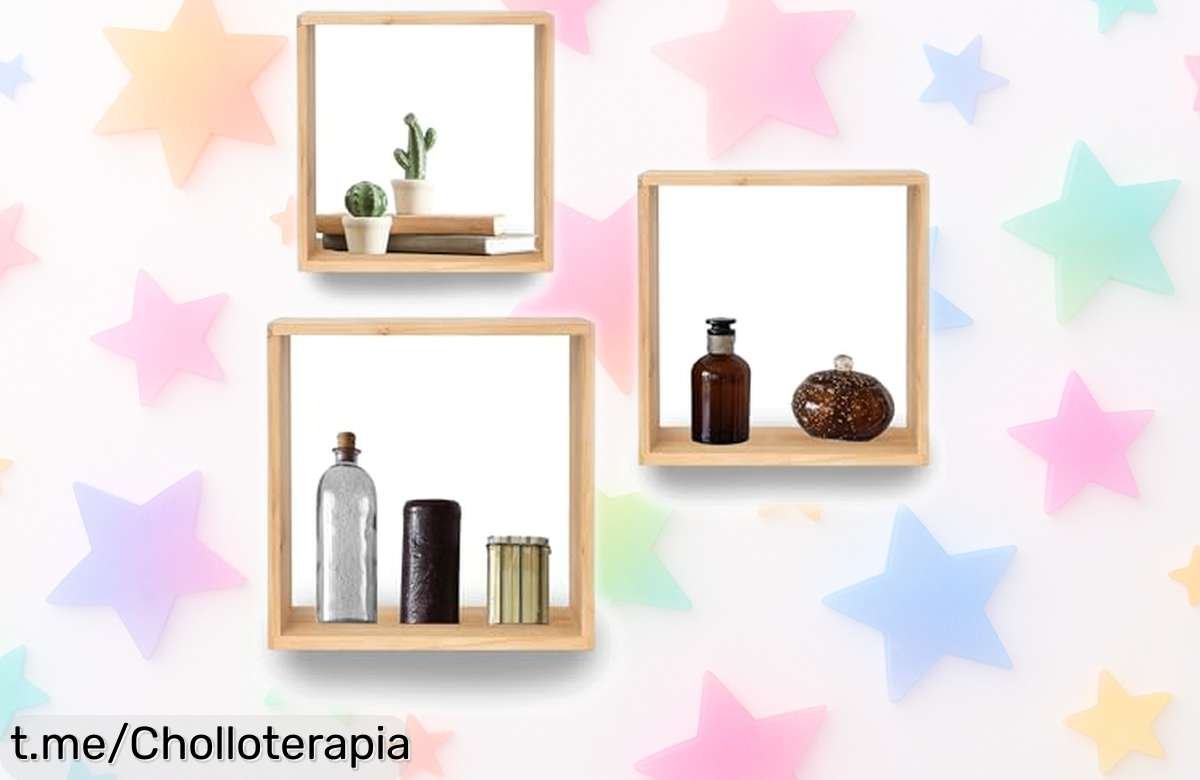 Set de 3 estantes flotantes LIN HOME para decorar y organizar con estilo minimalista a un precio irreal que no querrás dejar escapar, ¡hazlo tuyo antes que se agoten!