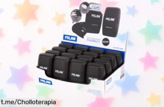Set de afilaborras MILAN® Compact Shadow con sacapuntas y goma que borra genial; ¡una oferta increíble a un precio que parece un sueño! ¡No te lo pierdas!