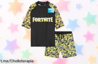 Set de bañador para niño Get Trend Fortnite, un ofertón que cuida del sol y les permite jugar felices sin preocuparse por nada. ¡Hazlo tuyo antes de que se acabe!