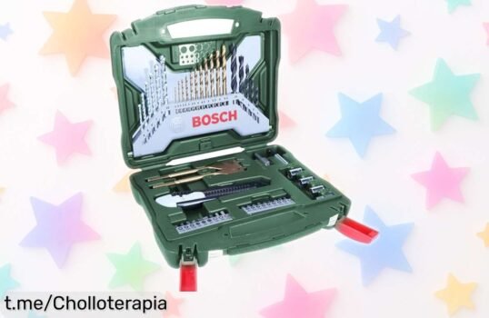 Set de brocas y puntas Bosch XLine de 50 piezas a precio súper rebajado: potencia en tus manos, ¡haz que cada proyecto brille sin romper el banco!