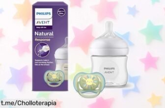 Set de regalo para bebés Philips Avent Natural Response: el chollazo perfecto con biberón anticólicos y chupete ultra aire que tus pequeños adorarán, ¡no lo dejes escapar!