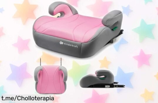 Silla de coche Kinderkraft IBOOST: seguridad total con ISOFIX y precio rebajado, ¡es tu oportunidad para cuidar a tus peques mientras ahorras!