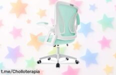 Silla de oficina Milacyee con respaldo de malla y soporte lumbar, el chollo perfecto para tu rincón ideal: ¡aprovecha el precio loco antes de que desaparezca!