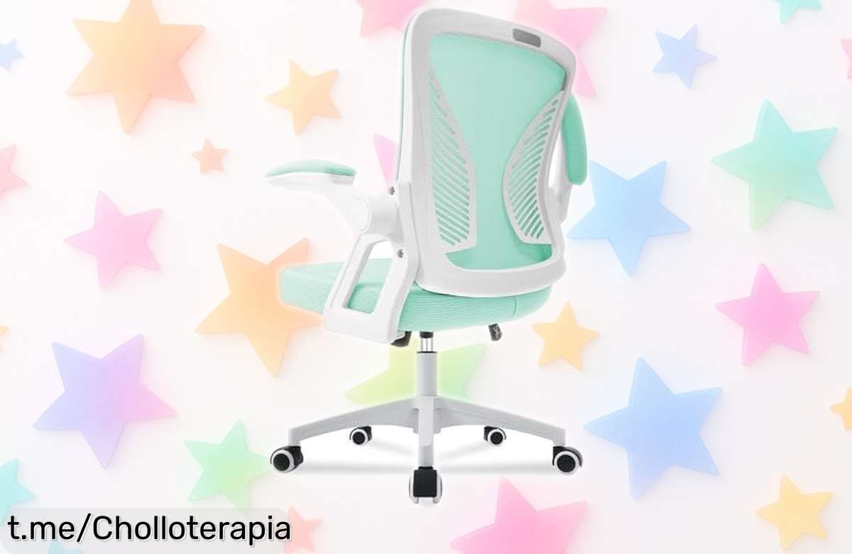 Silla de oficina Milacyee con respaldo de malla y soporte lumbar, el chollo perfecto para tu rincón ideal: ¡aprovecha el precio loco antes de que desaparezca!