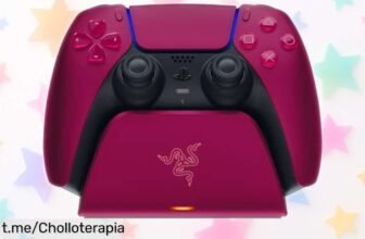 Soporte Razer para cargar rápido tu mando DualSense de PS5: el ofertón que necesitas para jugar sin interrupciones y disfrutar al máximo cada partida. ¡No te lo pierdas!