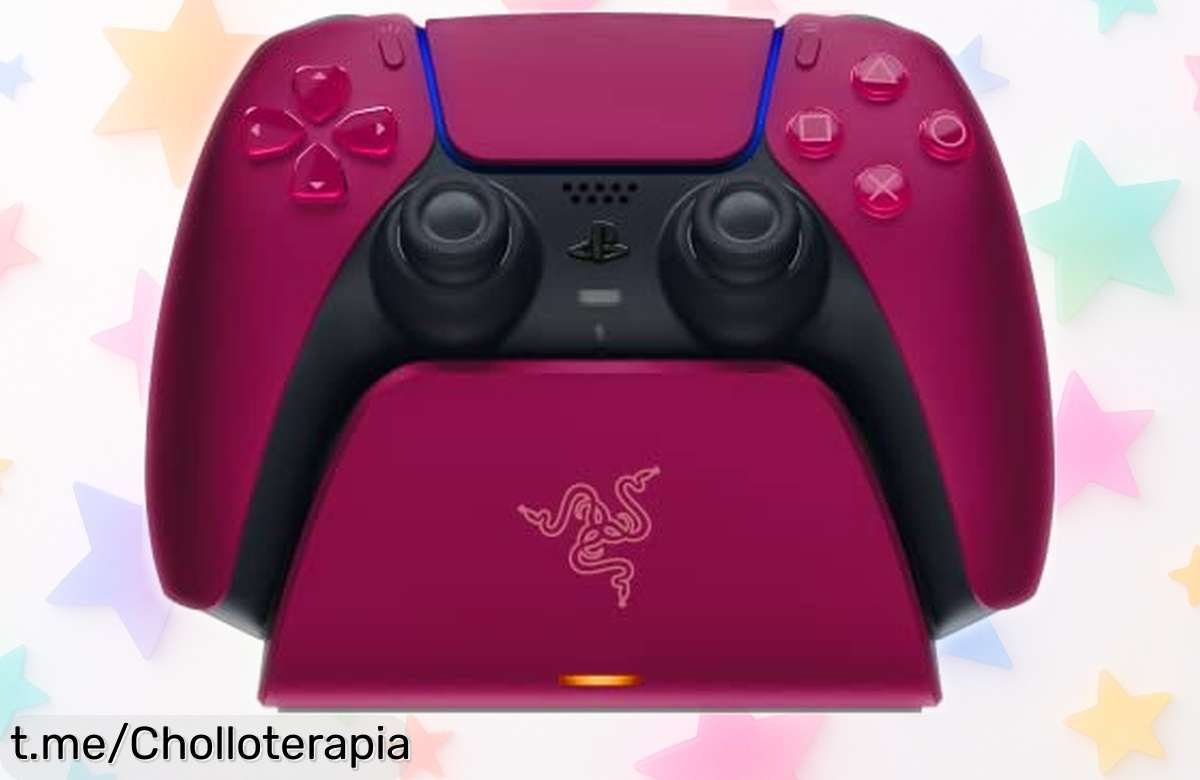 Soporte Razer para cargar rápido tu mando DualSense de PS5: el ofertón que necesitas para jugar sin interrupciones y disfrutar al máximo cada partida. ¡No te lo pierdas!