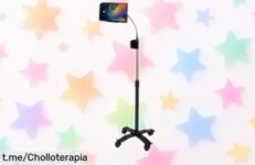 Soporte de pie para tablet CTA Digital con llave y ruedas: la seguridad que necesitas a un precio loco, ¡no te pierdas este ofertón en comodidad y facilidad!