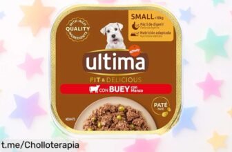 Sorprendente comida húmeda para perros pequeños adultos Ultima con pollo, ahora a un precio bestial que tu peludo agradecerá hoy mismo.