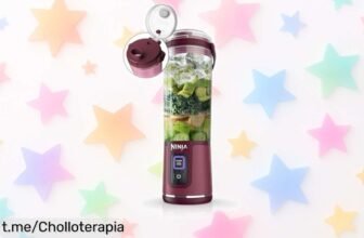 Sorprendente mini batidora Ninja Blast portátil que tritura hasta hielo en segundos, ¡aprovecha este ofertón y disfruta de tus smoothies favoritos donde quieras!