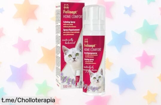 Spray antiarañazos Felisept Home Comfort para gatos, ¡con hierba gatera natural a un precio increíble que no volverás a ver! Dale felicidad a tu felino antes de que se agote.