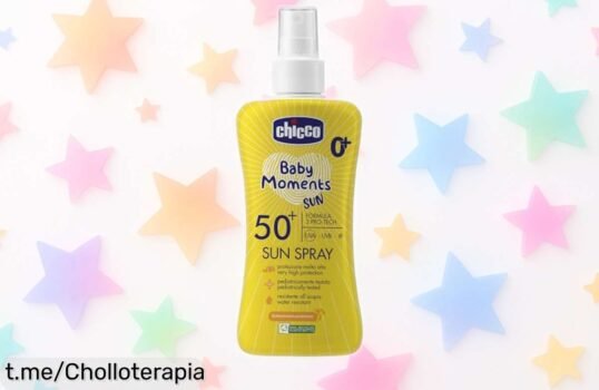Spray solar Chicco Leche SPF 50+ para peques: cuida su piel con un chollo de hidratación y protección. ¡Aprovecha esta oferta única antes que se agote!