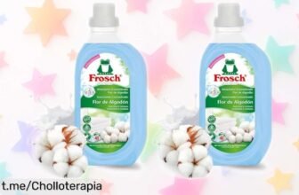 Suavizante ecológico Frosch Flor de Algodón en pack de 2 a un precio irreal, cuida tu ropa y mima tu piel: ¡no te lo puedes perder!