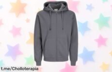 Sudadera con capucha y cremallera JACK & JONES JJEBRADLEY, un chollo sorprendente para tu estilo casual que no puedes dejar escapar. ¡Consíguela antes de que se acabe!