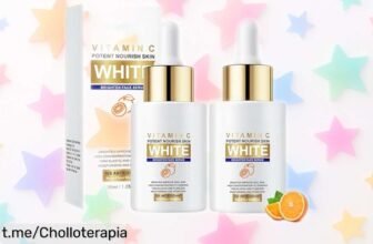 Suero facial de vitamina C que ilumina y cuida tu piel: ¡ofertón para eliminar manchas y lucir radiante cada día!