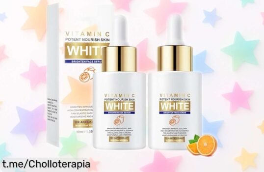 Suero facial de vitamina C que ilumina y cuida tu piel: ¡ofertón para eliminar manchas y lucir radiante cada día!